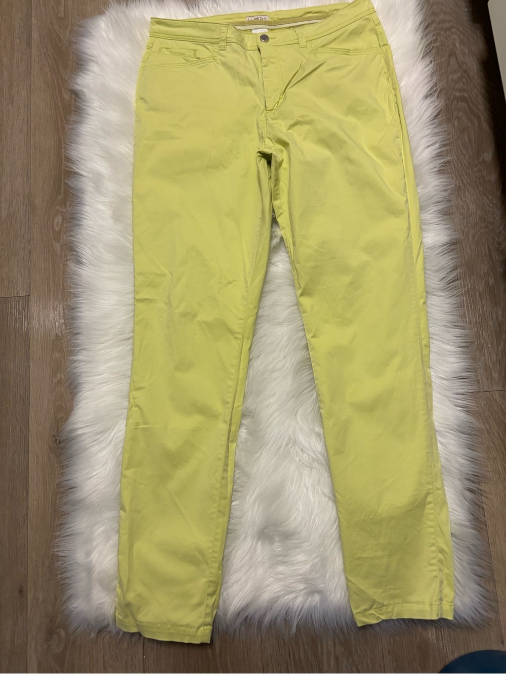 Lime Yellow Slim‎ Pants